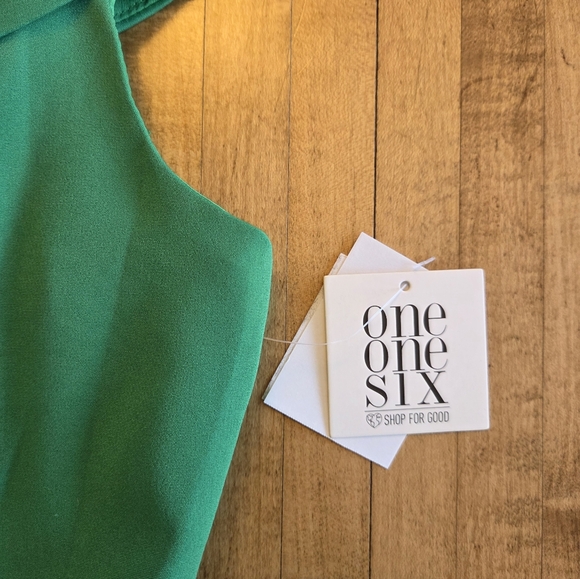 Chic Versatile Off-Shoulder Vibrant Green Cocktail Dress Size M - Picture 2 of 11